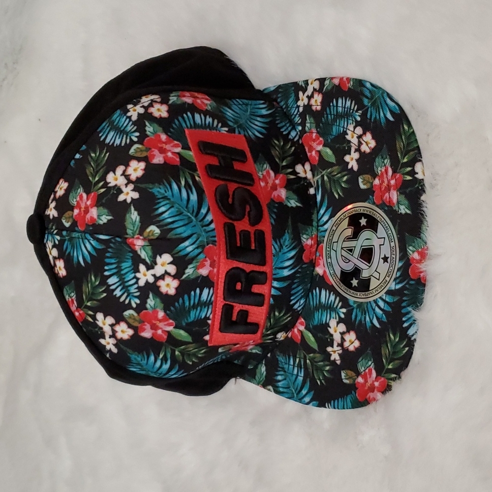 Sole Addiction Fresh Snap Back Floral Hat
